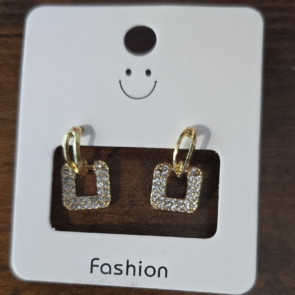 Gold and Silver Hoop Earrings